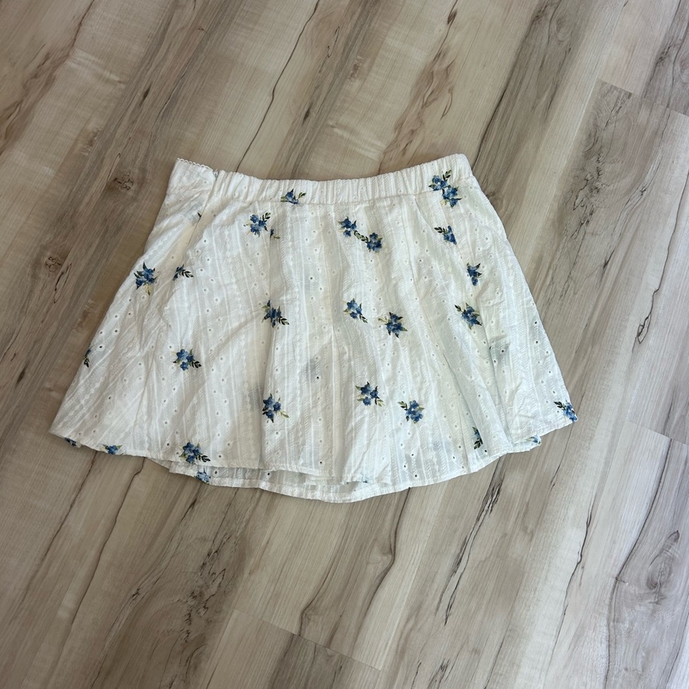KIRIOUS Los Angeles White Cotton skirt